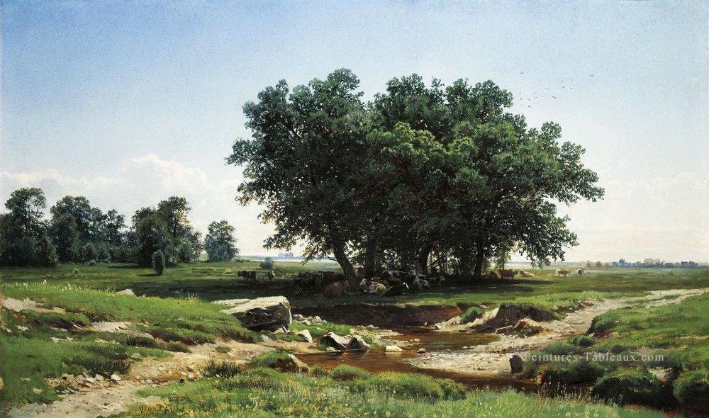 chênes 1886 paysage classique Ivan Ivanovich Peintures à l'huile
